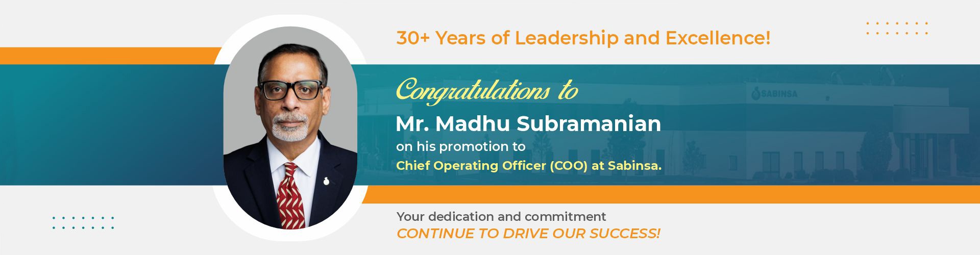 Sabinsa New COO