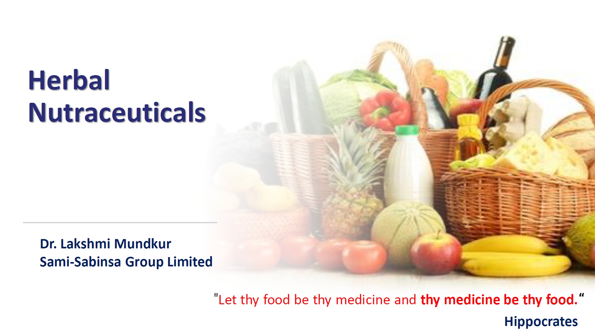 Herbal Nutraceuticals